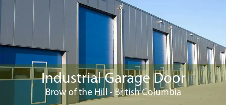 Industrial Garage Door Brow of the Hill - British Columbia