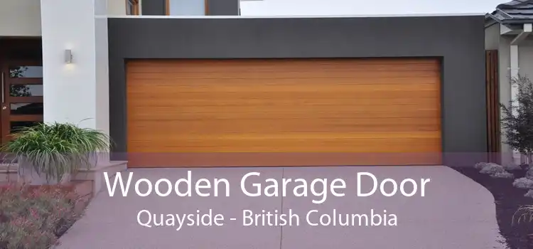Wooden Garage Door Quayside - British Columbia