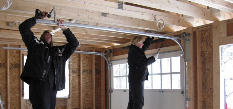 overhead garage door installation in New Westminster